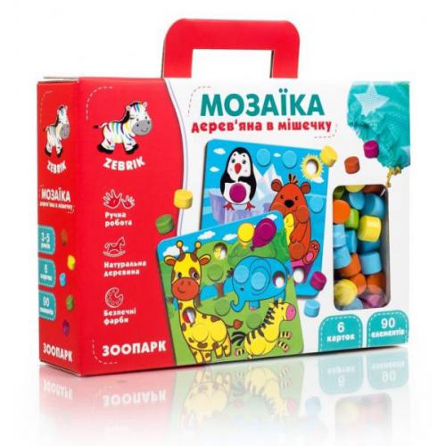 Гра настільна"Мозаїка.Зоопарк" ZB2002-02
