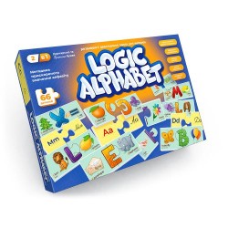Пазли-асоціації, що розвивають "Logic Alphabet" англ/укр