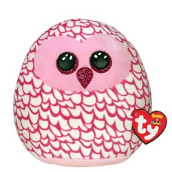 Дитяча іграшка м’яконабивна TY SQUISH-A-BOOS 39204 Сова "PINKY" 40 см