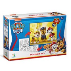 Пазл 30 елементів 2 в 1 Paw Patrol
