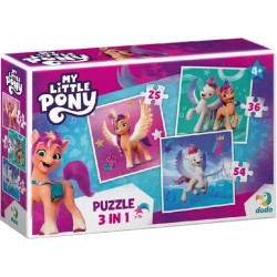 Пазл 3 в 1 My Little Pony