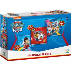Пазл 3 в 1 Paw Patrol