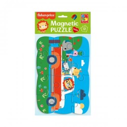 Пазли на магніті А5 "Fisher Price. Весела поїздка" VT3205-97