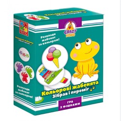 Гра настільна Vladi Toys розважальна Crazy Koko "Кольорові жабенята" VT8025-06