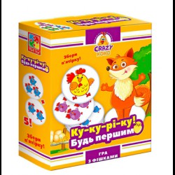 Гра настільна Vladi Toys розважальна Crazy Koko "Ку-ку-рі-ку!" VT8025-08