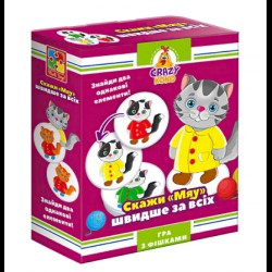 Гра настільна Vladi Toys розважальна Crazy Koko "Скажи "Мяу!" VT8025-07