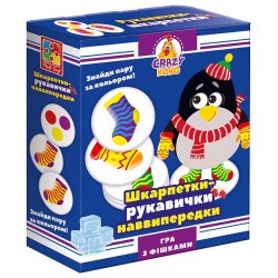 Гра настільна Vladi Toys розважальна Crazy Koko "Шкарпетки-рукавички" VT8025-05